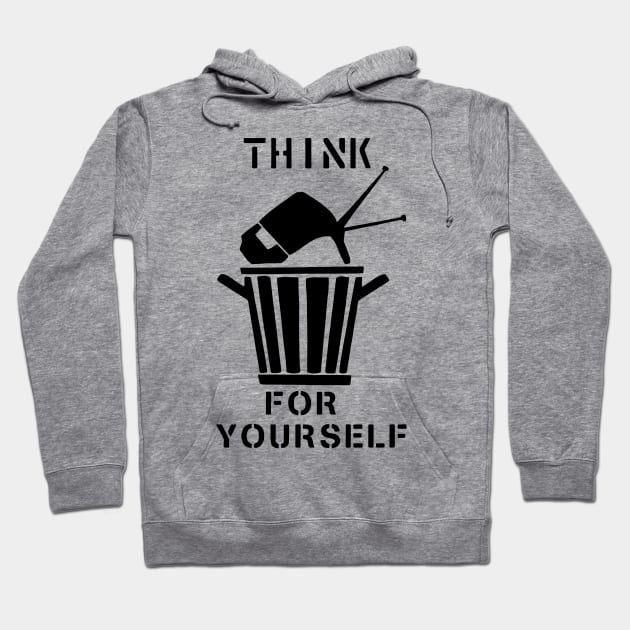 Think for yourself Hoodie by Allbestshirts